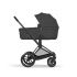 Cybex Priam Duovagn Matt Black/Sepia Black i gruppen Barnvagnar / Varumärken / Cybex / Cybex Priam hos Bonti (CYBE526000011)