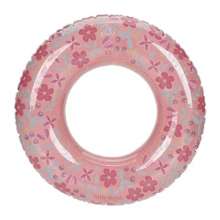 Little Dutch Simring Pink Flowers 50cm i gruppen Leksaker / Utomhusleksaker / Flythjälpmedel hos Bonti (LD2014447)