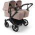 Bugaboo Donkey 6 Tvillingvagn + Otter Babyskydd + Bas i gruppen Barnvagnar / Varumärken / Bugaboo / Bugaboo Donkey 6 hos Bonti (SET-BGBD6TWNOTRBS)