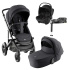 Britax Smile 5Z Duovagn + Baby-safe Core + Bas i gruppen Barnvagnar / Varumärken / Britax / Britax Smile hos Bonti (SET-Britax5Z2)
