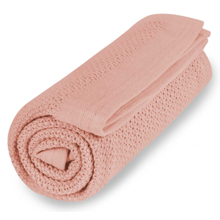 Vinter & Bloom Soft Grid Eko Gallerfilt Cloud Pink i gruppen Babytillbehör hos Bonti (VIBL40002-23)