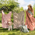 Vinter & Bloom Soft Grid Eko Gallerfilt Cloud Pink i gruppen Babytillbehör hos Bonti (VIBL40002-23)