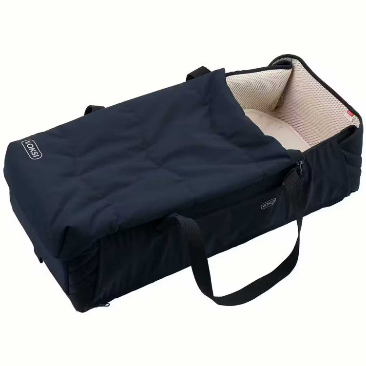 Voksi Carry Me Babylift Black i gruppen Barnvagnar / Barnvagnstillbehör / Mjukliftar hos Bonti (VOKS11036251-Black-Leaf)